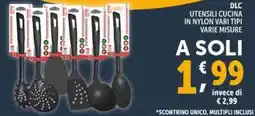Deco Supermercati Dlc utensili cucina in nylon offerta