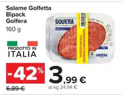 Carrefour Salame Golfetta Bipack Golfera offerta