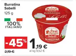 Carrefour BURRATINA SABELLI offerta