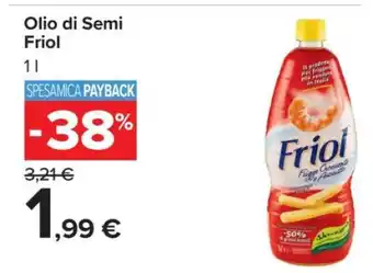 Carrefour Olio di Semi Friol offerta