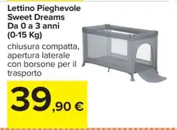 Carrefour Lettino Pieghevole Sweet Dreams offerta