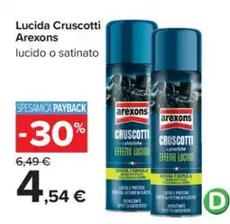 Carrefour Lucida Cruscotti Arexons offerta
