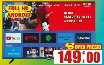 Maury's NOVA SMART TV QLED offerta