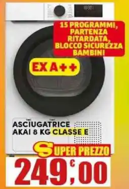 Maury's ASCIUGATRICE AKAI 8 KG offerta