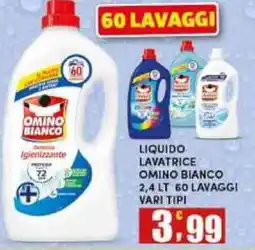 Maury's Igienizzante Lavatrice Omino Bianco offerta
