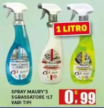 Maury's Spray Maury's Sgrassatore offerta