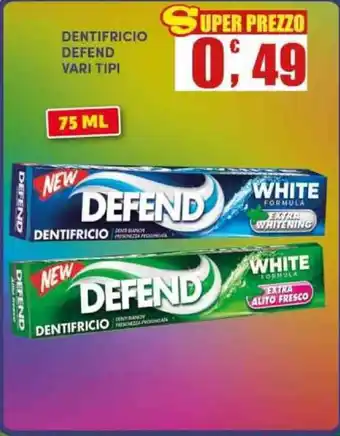 Maury's Dentifricio Defend offerta