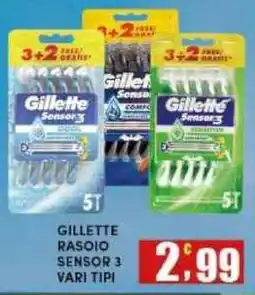 Maury's Gillette Rasoio Sensor 3 offerta