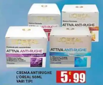 Maury's Crema Antirughe L'Oreal offerta