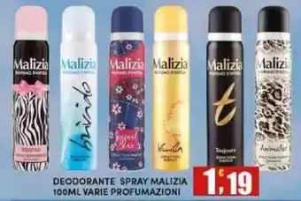 Maury's Deodorante spray Malizia offerta