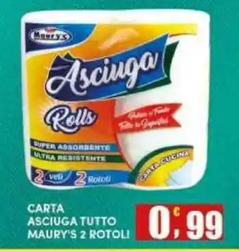 Maury's Carta Asciuga tutto Maury's offerta