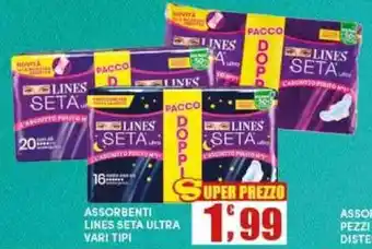 Maury's Assorbenti Lines Seta Ultra offerta