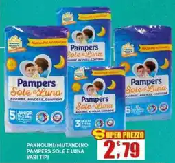 Maury's Pannolini/mutandino pampers sole e luna offerta