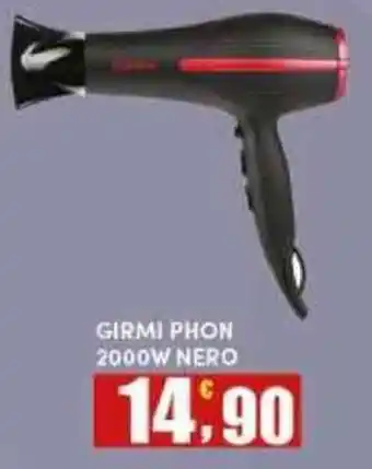 Maury's Girmi phon 2000W nero offerta