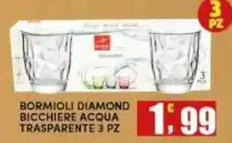 Maury's Bormioli Diamond Bicchiere Acqua offerta