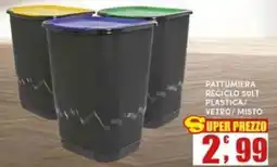 Maury's PATTUMIERA RECICLO 50LT offerta