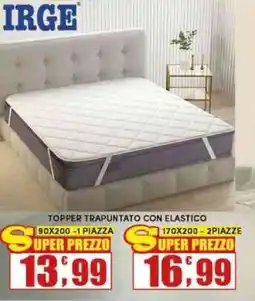 Maury's IRGE TOPPER TRAPUNTATO CON ELASTICO offerta