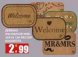 Maury's ZERBINO MA MAISON MINI offerta