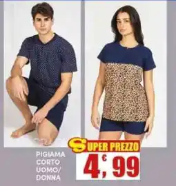 Maury's Pigiama corto uomo/donna offerta
