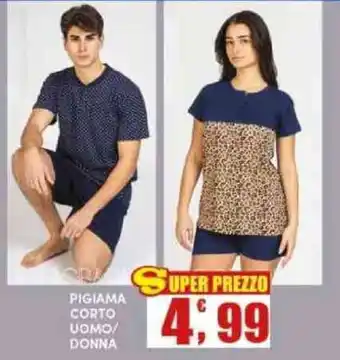 Maury's Pigiama corto uomo/donna offerta