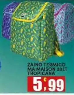 Maury's Zaino termico Ma Maison Tropicana offerta
