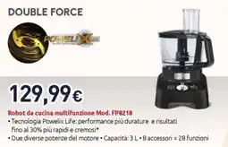Unieuro Double Force Robot da cucina multifunzione offerta