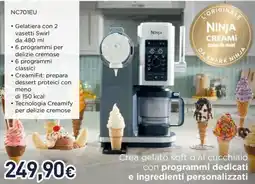 Unieuro Gelatiera Ninja Creami offerta