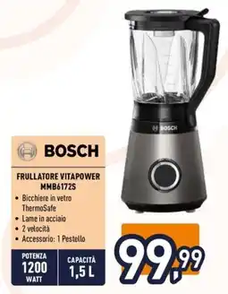 Unieuro Frullatore VitaPower Bosch offerta