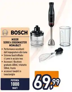 Unieuro MIXER SERIE 4 ERGOMASTER offerta