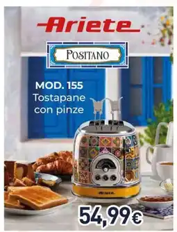 Unieuro Ariete Tostapane con pinze offerta