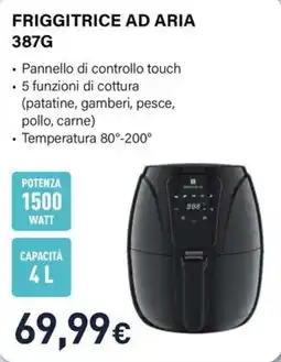 Unieuro FRIGGITRICE AD ARIA 387G offerta