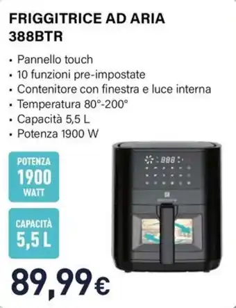 Unieuro FRIGGITRICE AD ARIA 388BTR offerta
