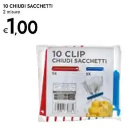 Bennet 10 CHIUDI SACCHETTI offerta