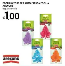 Bennet Profumatore per auto Fresca Foglia Arexons offerta