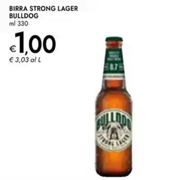 Bennet Birra Strong Lager Bulldog offerta
