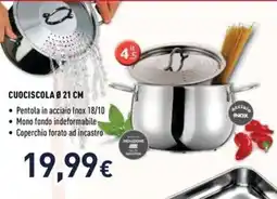 Unieuro CUOCISCOLA Ø 21 CM offerta