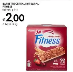 Bennet Barrette cereali integrali Fitness offerta