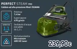 Unieuro Rowenta perfect steam pro caldaia ad alta pressione Mod. DG8686 offerta