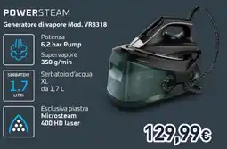 Unieuro Rowenta powersteam generatore di vapore Mod. VR8318 offerta