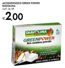 Bennet ACCENDIFUOCO GREEN POWER DIAVOLINA offerta