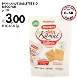Bennet PAN KAMUT GALLETTES BIO BISCOPAN offerta