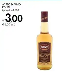 Bennet Aceto di Vino Ponti offerta