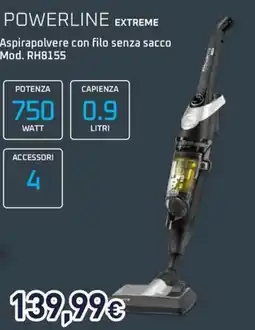 Unieuro Rowenta powerline extreme offerta