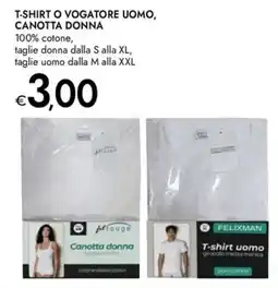Bennet T-shirt o vogatore uomo, canotta donna offerta