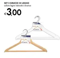 Bennet SET 3 GRUCCE IN LEGNO offerta