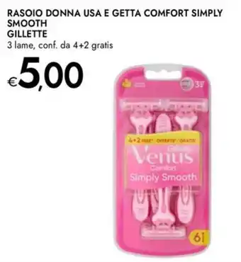 Rasoio Donna Gillette Venus Comfort Simply Smooth