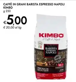 Bennet Caffè in grani Barista Espresso Napoli Kimbo offerta