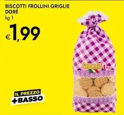 Bennet Biscotti Frollini Griglie Doré offerta