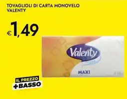 Bennet Tovaglioli di carta monoveло Valenty offerta