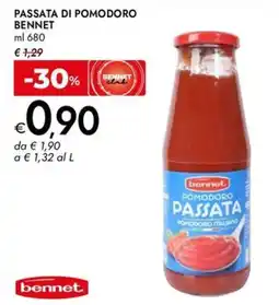 Bennet Passata di pomodoro Bennet offerta